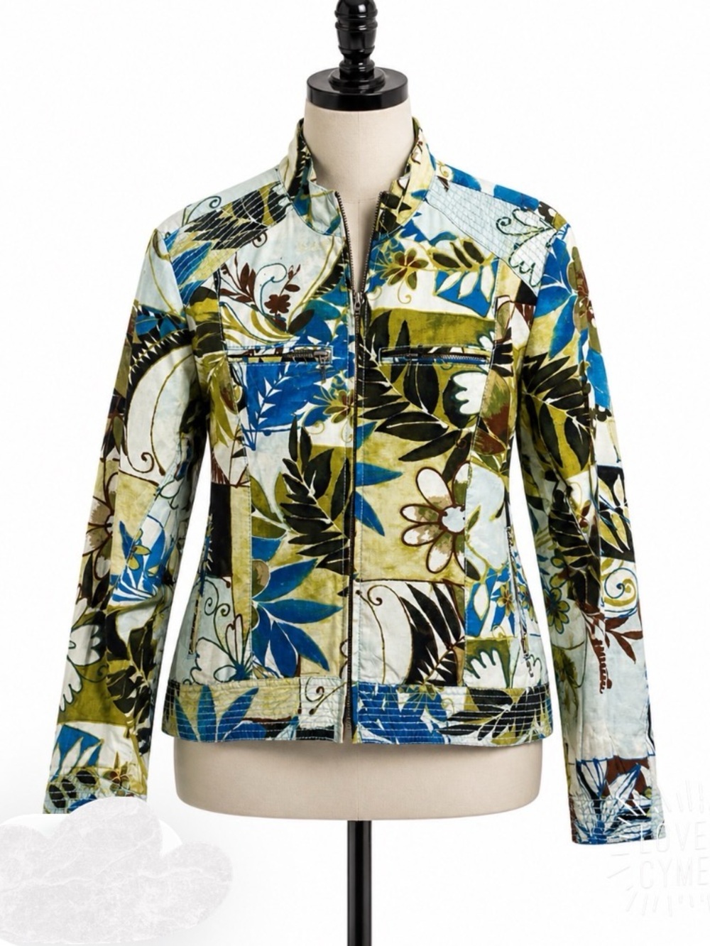 Chico's Multicolor Cotton Jacket